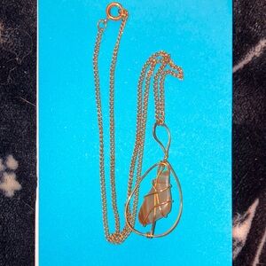 Handmade stone necklace